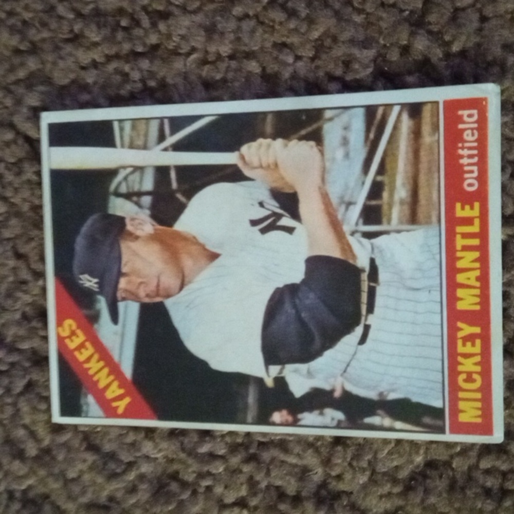 1966 Micky mantle Topps #50 * nice*